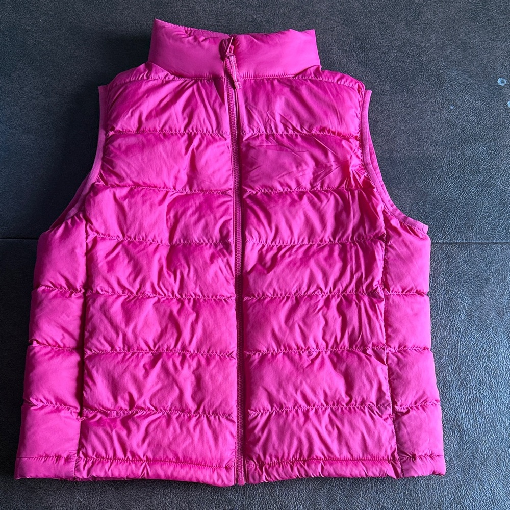 Kids Uniqlo Pink PUFFTECH Washable Vest